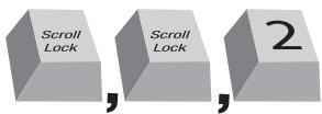 BELKIN SWITCH KVM 4 PORTS OMNIVIEW E (AVEC 4 CÂBLES) #F1DB104P2EAB - Selecting a Computer Using Keyboard Hot-Key Commands - 2