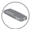 BELKIN SWITCH KVM 4 PORTS OMNIVIEW E (AVEC 4 CÂBLES) #F1DB104P2EAB - Package Contents - 1