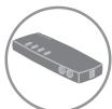 BELKIN SWITCH KVM 4 PORTS OMNIVIEW E (AVEC 4 CÂBLES) #F1DB104P2EAB - Contenido del paquete - 1