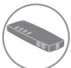 BELKIN SWITCH KVM 4 PORTS OMNIVIEW E (AVEC 4 CÂBLES) #F1DB104P2EAB - Verpackungsinhalt - 1