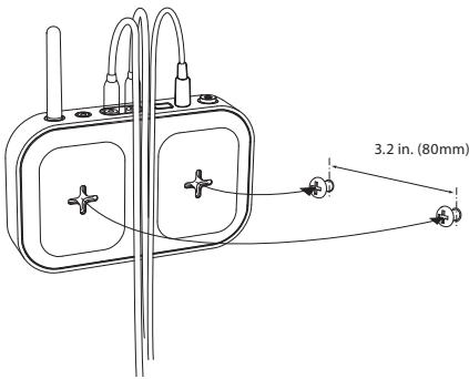 BELKIN TUNESTAGE 2 POUR IPOD® #F8Z919EA - Wall-Mounting the TuneStage 2 Receiver (Optional) - 1