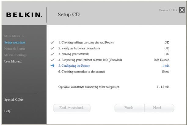 BELKIN ROUTEUR SANS FIL OPTIMISÉ #F6D4230ED4 - Configuration du routeur. - 1