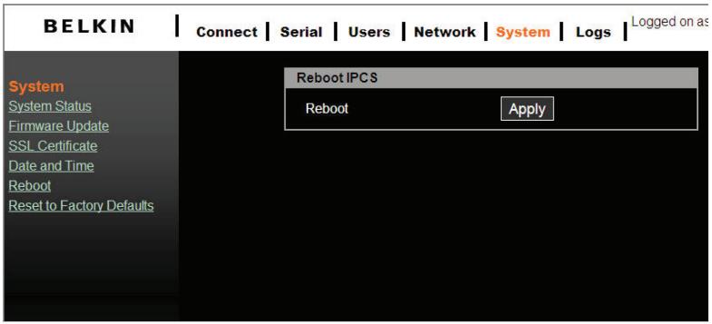 BELKIN SERVEUR DE CONSOLE SÉRIE OMNIVIEW #F1DP116SEA - Redémarrer - 1