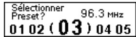 TRANSCEND TS1GMP520C - Sélectionner une Station Pré-sélectionnée - 1