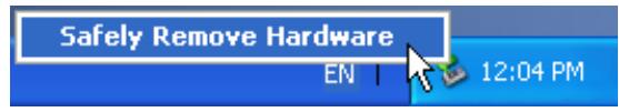 TRANSCEND TS1GMP520C - Retirer le T.sonicTM 520 sous Windows® Me, 2000, et XP - 1