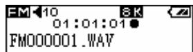 TRANSCEND TS1GMP520C - Enregister une station FM - 1
