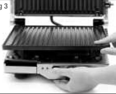 BREVILLE IKON GRILL - Releasing the grill plates - 1