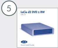 LACIE D2 DVD±RW 22X USB WITH LIGHTSCRIBE - Contenu du coffret - 5