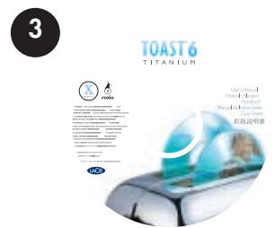 LACIE D2 DVD±RW AVEC LIGHTSCRIBE & TOAST 6 TITANIUM - Contenu de l'emballage - 3