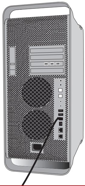 LACIE D2 DVD±RW AVEC LIGHTSCRIBE & TOAST 6 TITANIUM - Connexion du câble d'interface - 8