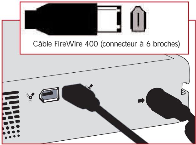 LACIE D2 DVD±RW AVEC LIGHTSCRIBE & TOAST 6 TITANIUM - Connexion du câble d'interface - 3