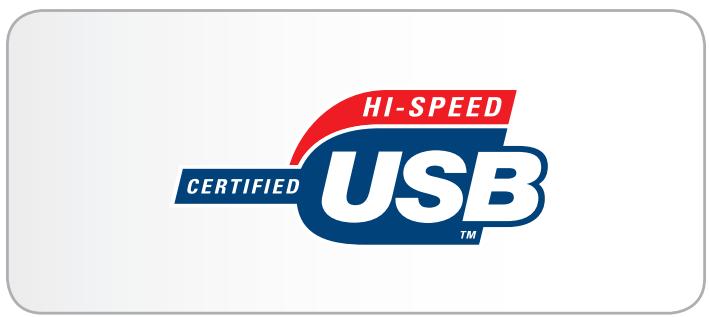 HI-SPEED CERTIFIED USB™