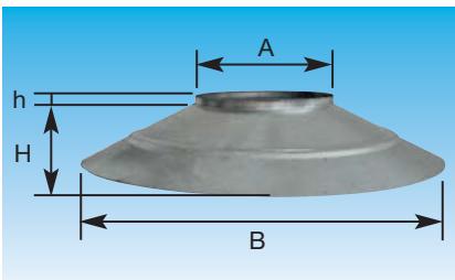 UNELVENT ACCESSOIRES DE RÉSEAUX - Bavette - BAV - 1