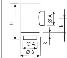 UNELVENT ACCESSOIRES DE RÉSEAUX - Dimensions - 1