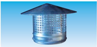 UNELVENT ACCESSOIRES DE RÉSEAUX - Chapeaux pare-pluie - CP - 1