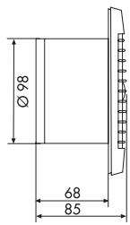 UNELVENT AÉRATEURS VMP DECOR - Dimensions (mm) - 2
