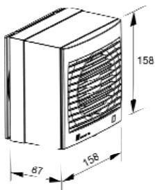 UNELVENT AÉRATEURS VMP DECOR - Dimensions (mm) - 5