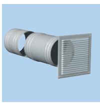 UNELVENT AÉRATEURS VMP SILENT DESIGN - - Prise et rejet d'air - 1