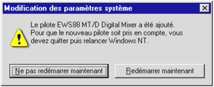 TERRATEC EWS88MT - Installation sous windows NT 4.0. - 7