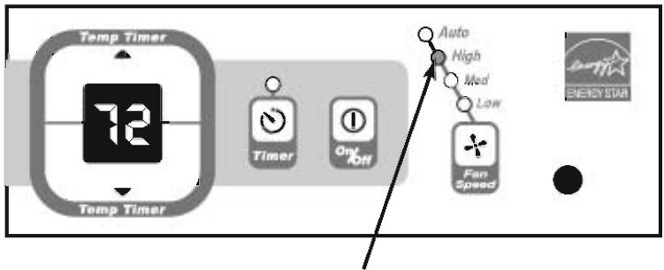 FRIGIDAIRE FAK085R7V - POUR CHANGER LE PARAMÉTRE - 5