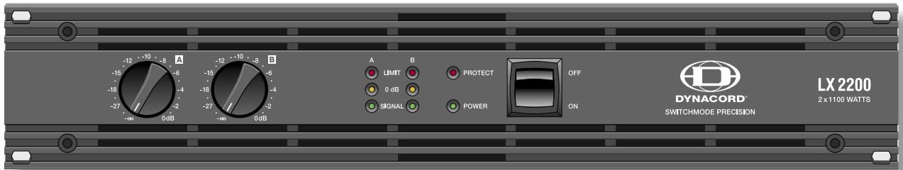 DYNACORD LX2200 - Achtung: Die max. Umgebungstemperatur von +40^ soll für störungsfreien Betrieb nicht überschritten werden. - 1