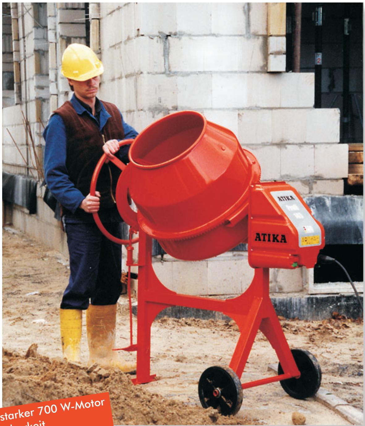 ATIKA PROFI 145 S - Die modernen Profimischer - 1