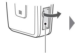 LOGICOM-SANYO XACTI VPC-HD2 - Insérez la carte mémoire SD. - 1