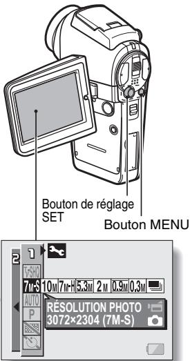 LOGICOM-SANYO XACTI VPC-HD2 - Appuyez sur le bouton MENU. - 3