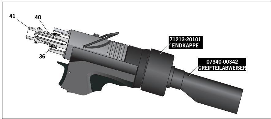 AVDEL GENESIS NG4 - Vorbereitung des Grundgeräts zur Verwendung mit Greifteilabweiser - 1