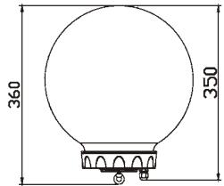 BEGLEC LED BALL OUTDOOR - Maintenance - 2