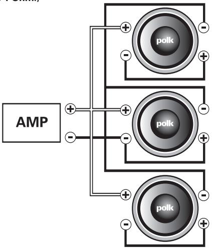 POLK AUDIO DB104DVC - SCHÉMA DE CÂBLAGE—(Bobine Acoustique unique): DB804, DB104, DB124 - 6