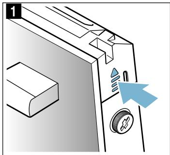 SIEMENS HB573ABR0 - Enlever le recouvrement de la porte - 1