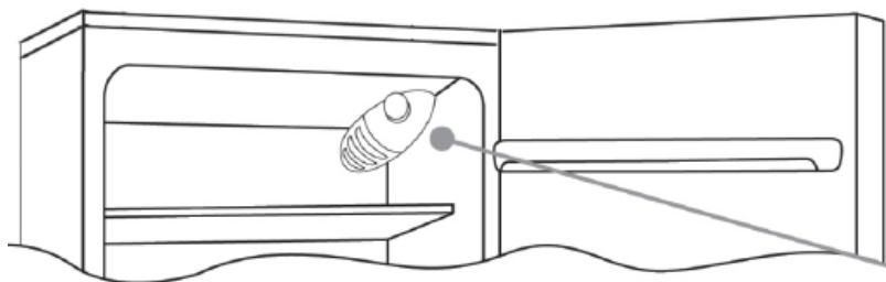 CANDY REFRIGERATEUR CCOLS5162WH - BEDIENINGSPANEEL - 1