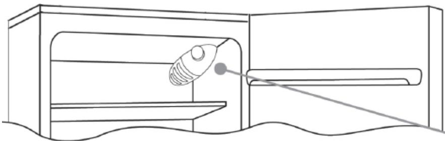 CANDY REFRIGERATEUR CCOLS5162WH - PANOU DE CONTROL - 1