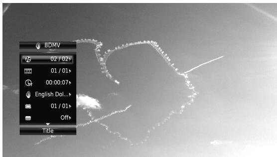 YAMAHA BDS 477 - On Screen menu - 1