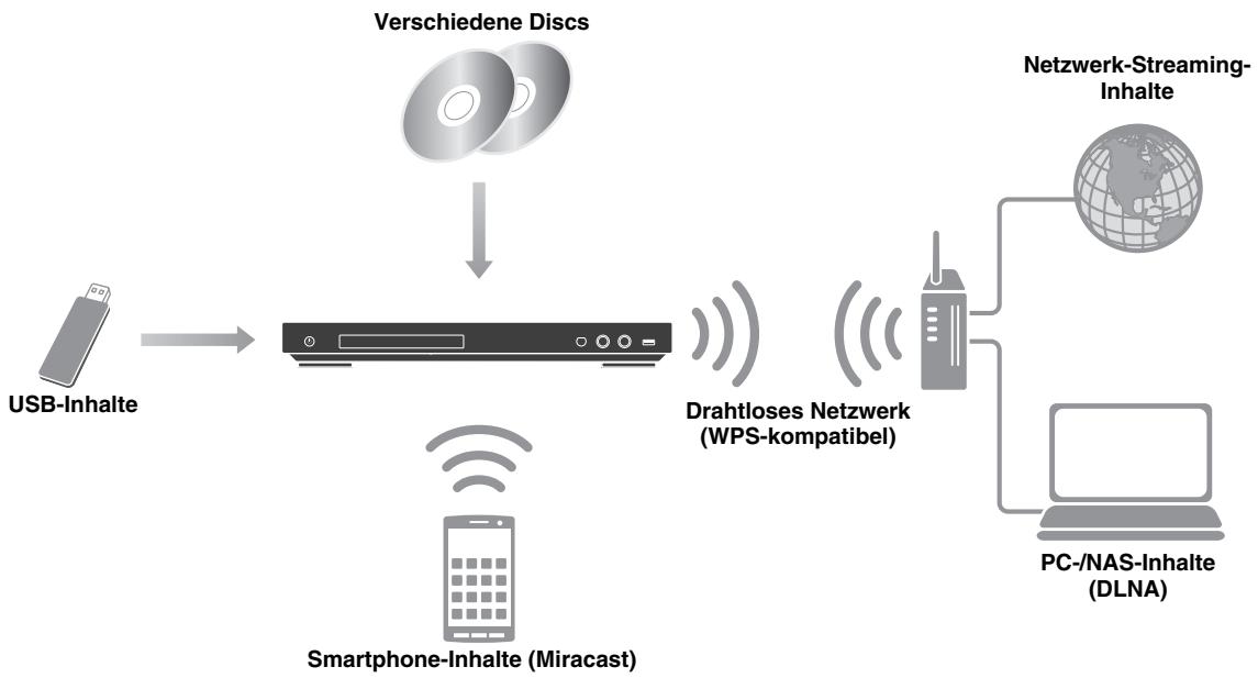 YAMAHA BDS 477 - Verwendungszweck des Players - 1