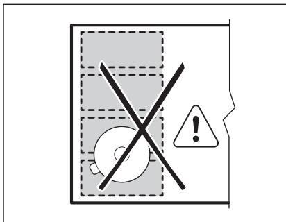 AEG-ELECTROLUX HKL65313FB - Posicion correcta del utensilio de cucina: - 2