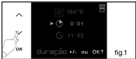 DE DIETRICH DOP1180X - DURAÇÃO DE COZEDURA E HORA DO FIM DE COZEDURA - 1