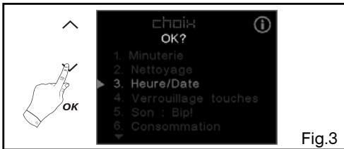 DE DIETRICH DOP1180X - Comment régler l'heure - 3