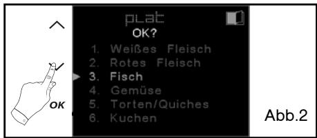 DE DIETRICH DOP1180X - - NUTZUNG DER Funktion "KULINARISCHER LEITFADEN" - 2