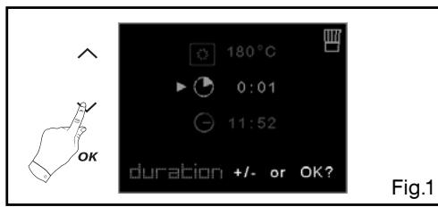 DE DIETRICH DOP1180X - COOKING TIME AND COOKING FINISH TIME - 1