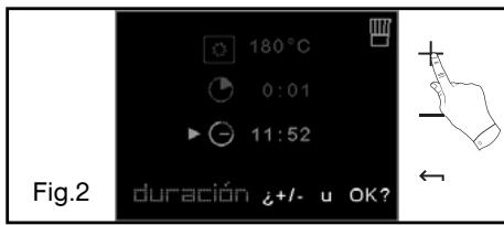 DE DIETRICH DOP1180X - DURACION DE LA COCCION Y HORA DE FINAL DE COCCION - 2