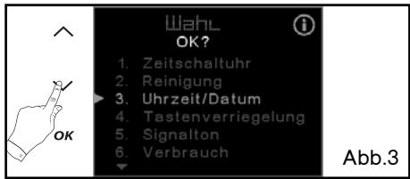 DE DIETRICH DOP1180X - -Einstellung der Uhr - 3