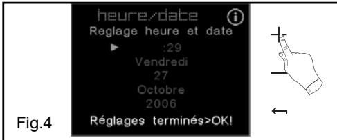 DE DIETRICH DOP1180X - Comment régler l'heure - 4