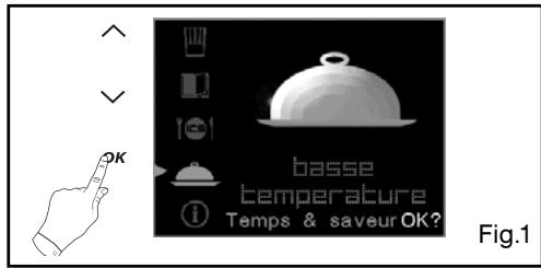 DE DIETRICH DOP1180X - Utilisation de la fonction "BASSE temperature - 1