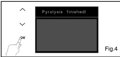 DE DIETRICH DOP1180X - - End of pyrolysis - 4