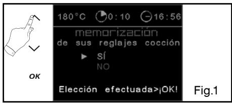 DE DIETRICH DOP1180X - - Memorice la cocción. - 1
