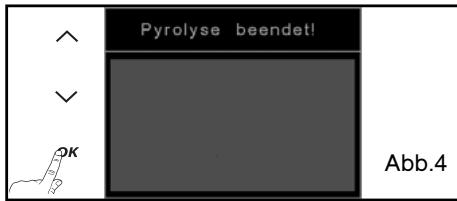 DE DIETRICH DOP1180X - - Ende der Pyrolyse - 4