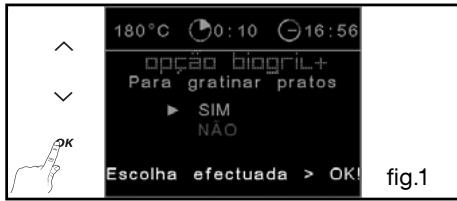 DE DIETRICH DOP1180X - - UTILIZACAO DA FUNCIONO "OPCAO BIOGRIL +" - 1