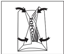 SHARP R242W - Vigtige oplyninger om mikrobølgepopcornsfunktion: - 1